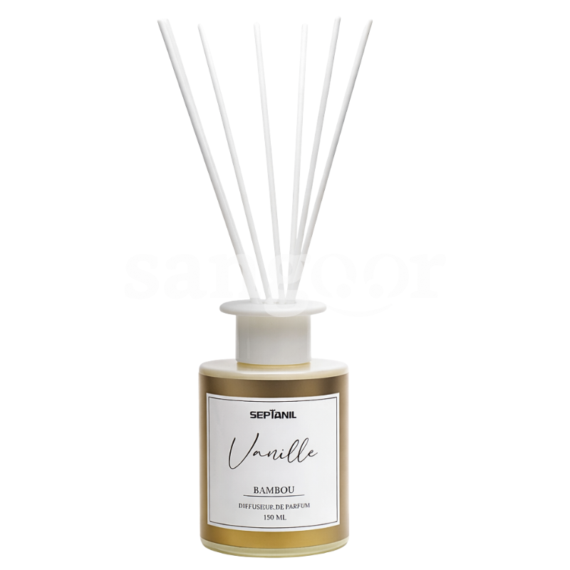 SEPTANIL DIFFUSEUR DE PARFUM BAMBOU 150ML VANILLE SEPTANIL-DIFFUSEUR-DE-PARFUM-BAMBOU-150ML-VANILLE-.png Prix Tunisie