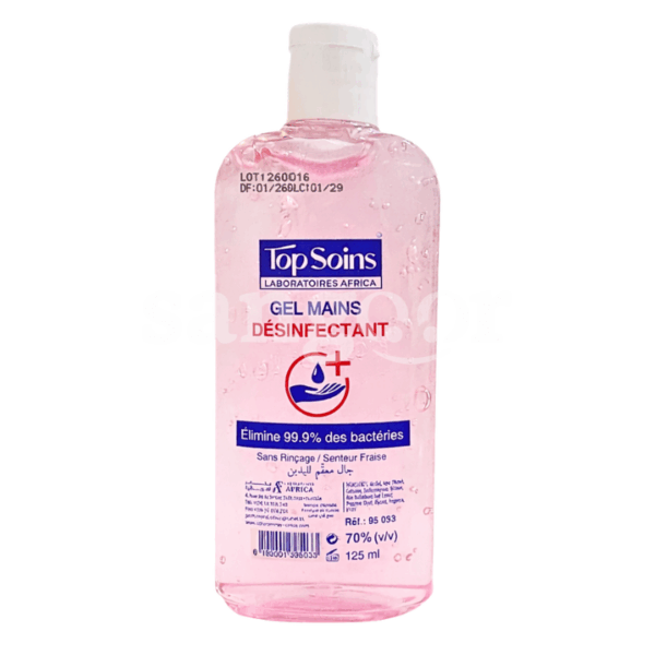 TOP-SOINS-GEL-DESINFECTANT-125ML-FRAISE.png Prix Tunisie