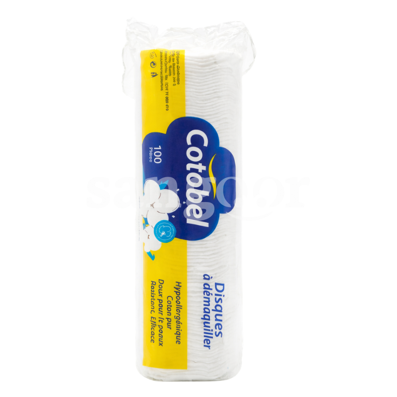 COTOBEL DISQUES DEMAQUILLANT 100PCS COTOBEL-DISQUES-DEMAQUILLANT-100PCS.png Prix Tunisie