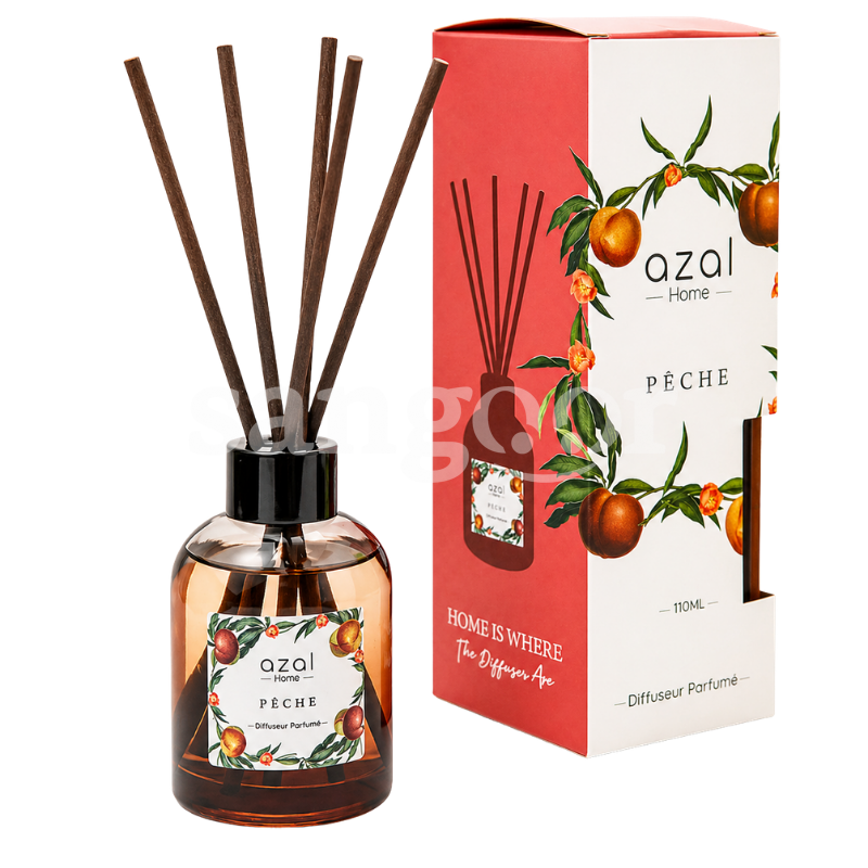 AZAL HOME DIFFUSEUR PARFUME 110ML PECHE AZAL-HOME-DIFFUSEUR-PARFUME-110ML-PECHE.png Prix Tunisie