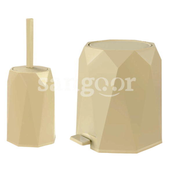 DIAMANT ENSEMBLE SALLE DE BAIN 2PCS POUBELLE 5L+POT WC Prix Tunisie