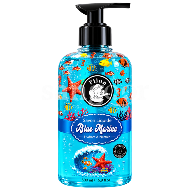 FILON SAVON LIQUIDE 500ML BLUE MARINE FILON SAVON LIQUIDE 500ML BLUE MARINE Prix Tunisie