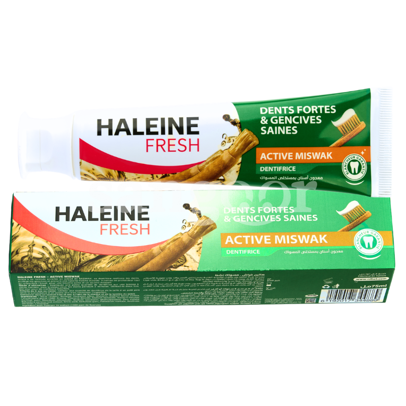 HALEINE FRESH DENTIFRICE 75ML ACTIVE MISWAK HALEINE FRESH DENTIFRICE 75ML ACTIVE MISWAK Prix Tunisie