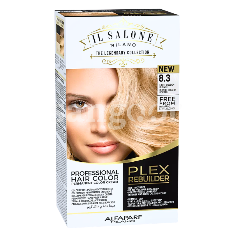 IL SALONE PLEX TEINTURE N8.3 BLOND CLAIR DORE IL SALONE PLEX TEINTURE N8.3 BLOND CLAIR DORE Prix Tunisie