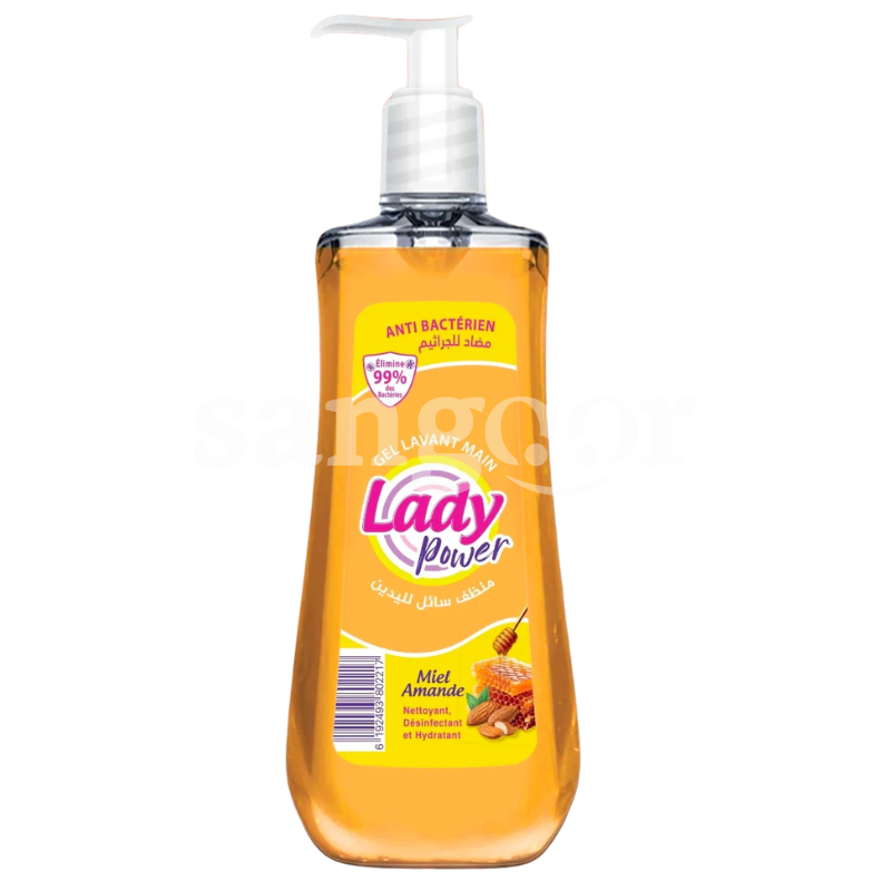 LADY POWER SAVON LIQUIDE 1L MIEL AMANDE LADY-POWER-SAVON-LIQUIDE-1L-MIEL-AMANDE.png Prix Tunisie