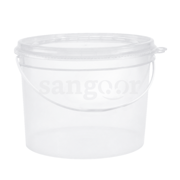 SOTUFAB SEAU EMBALLAGE 13L OVAL TRANSPARENT AVEC COUVERCLE Prix Tunisie
