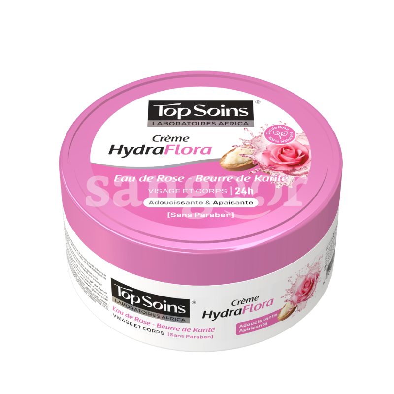 TOP SOINS CREME VISAGE ET CORPS 150ML HYDRAFLORA TOP SOINS CREME VISAGE ET CORPS 150ML HYDRAFLORA Prix Tunisie