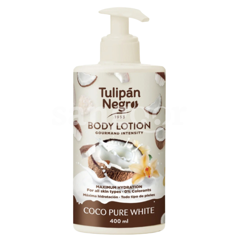 TULIPAN NEGRO LAIT DE CORPS 400ML COCO PURE WHITE TULIPAN-NEGRO-LAIT-DE-CORPS-400ML-COCO-PURE-WHITE.png Prix Tunisie