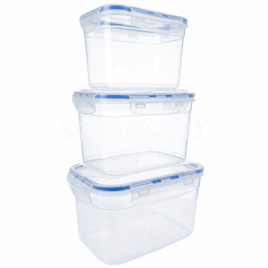 ASUDE BOITES ALIMENTAIRES RECTANGULAIRES 3PCS AIRTIGHT DEEP Prix Tunisie