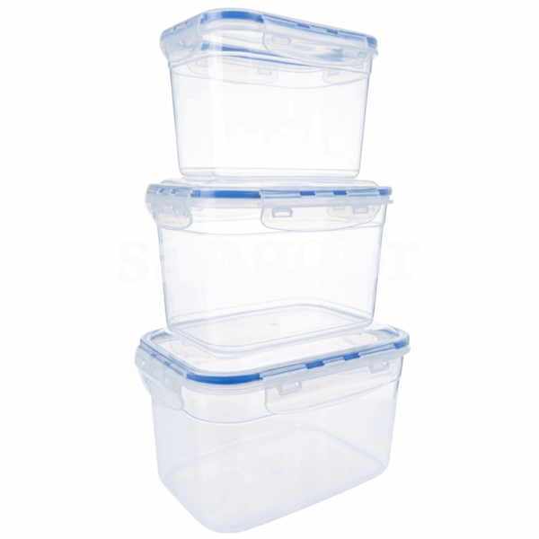 ASUDE BOITES ALIMENTAIRES RECTANGULAIRES 3PCS AIRTIGHT DEEP Prix Tunisie