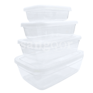 ASUDE BOITES ALIMENTAIRES RECTANGULAIRES 4PCS MAYA Prix Tunisie