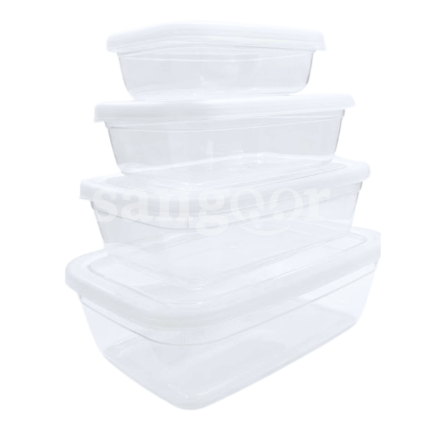 ASUDE BOITES ALIMENTAIRES RECTANGULAIRES 4PCS MAYA Prix Tunisie
