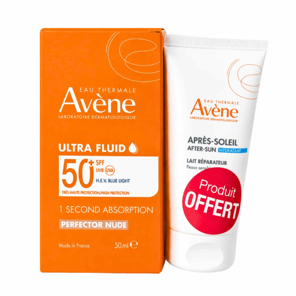 AVENE FLUIDE ULTRA TEINTE SPF50+ 50ML +APRES SOLEIL 50ML GRATUIT Prix Tunisie