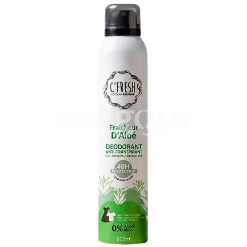 C FRESH DEODORANT 200ML FRAICHEUR D ALOE C FRESH DEODORANT 200ML FRAICHEUR D ALOE Prix Tunisie