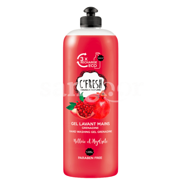 C FRESH SAVON LIQUIDE 1050ML GRENADINE Prix Tunisie