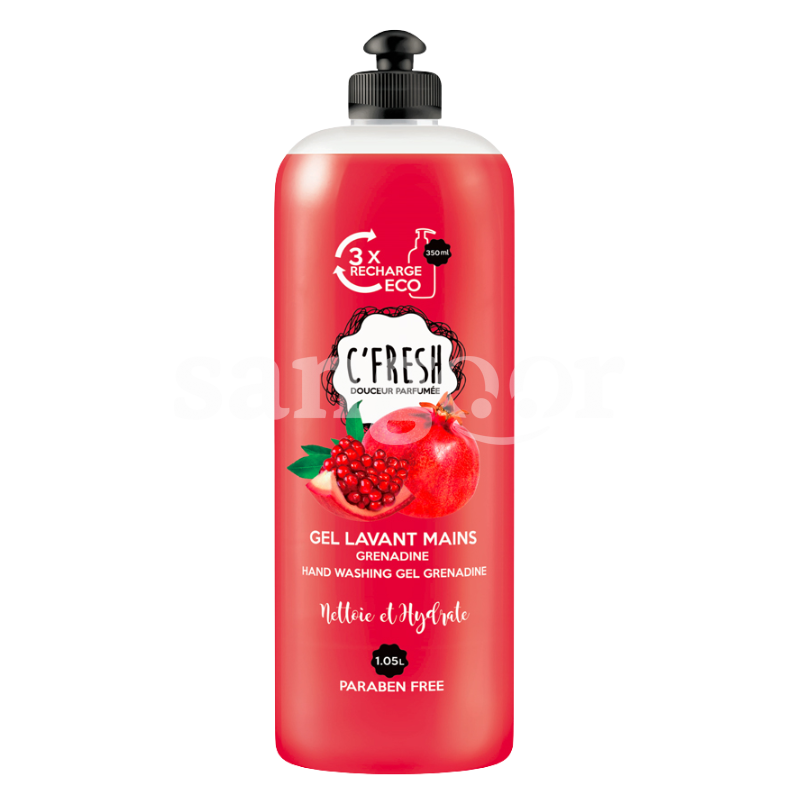 C FRESH SAVON LIQUIDE 1050ML GRENADINE C FRESH SAVON LIQUIDE 1050ML GRENADINE Prix Tunisie