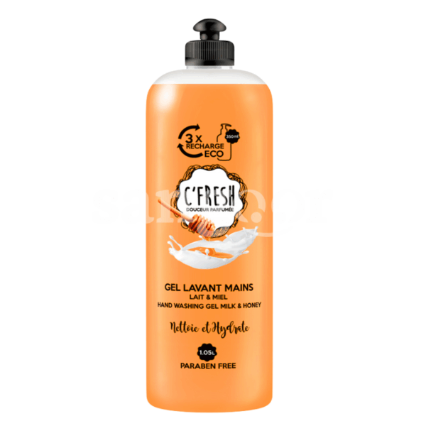 C FRESH SAVON LIQUIDE 1050ML LAIT MIEL Prix Tunisie