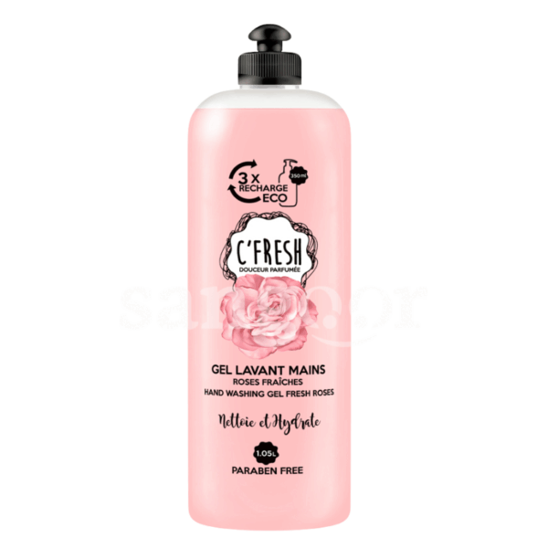 C FRESH SAVON LIQUIDE 1050ML ROSES FRAICHES Prix Tunisie
