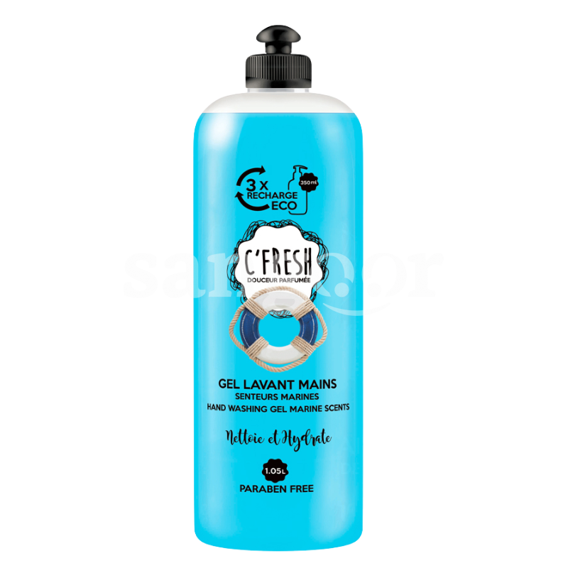 C FRESH SAVON LIQUIDE 1050ML SENTEURS MARINES C FRESH SAVON LIQUIDE 1050ML SENTEURS MARINES Prix Tunisie