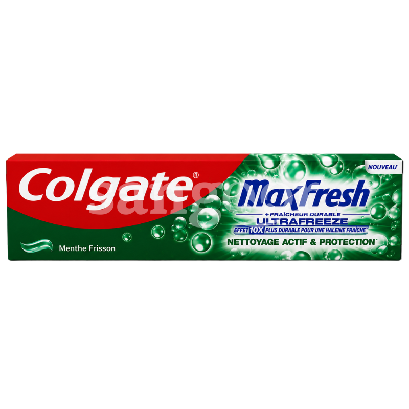 COLGATE DENTIFRICE 75ML MAXFRESH MENTHE FRISSON COLGATE DENTIFRICE 75ML MAXFRESH MENTHE FRISSON Prix Tunisie