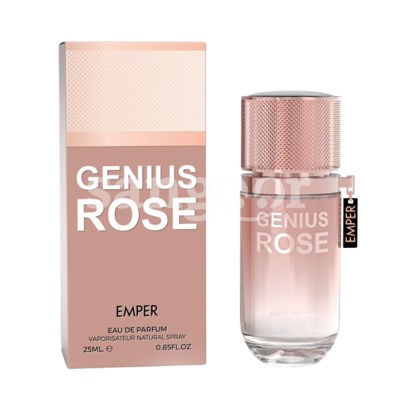 EMPER EAU DE PARFUM 25ML GENIUS ROSE EMPER EAU DE PARFUM 25ML GENIUS ROSE Prix Tunisie