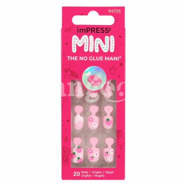 KISS FAUX ONGLES KIDS 20PCS BERRY CUTE Prix Tunisie