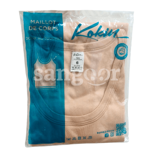 KOKIN TRICOT DE CORPS HOMME CHAIR 2XL Prix Tunisie