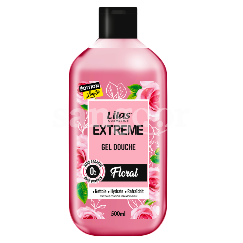 LILAS GEL DOUCHE 500ML EXTREME FLORAL LILAS GEL DOUCHE 500ML EXTREME FLORAL Prix Tunisie