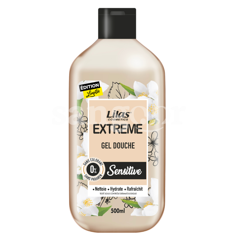LILAS GEL DOUCHE 500ML EXTREME SENSITIVE LILAS GEL DOUCHE 500ML EXTREME SENSITIVE Prix Tunisie