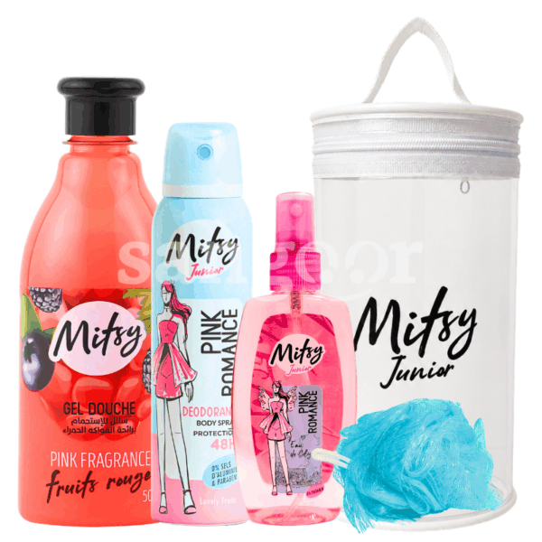 MITSY TROUSSE 4PCS PINK ROMANCE Prix Tunisie