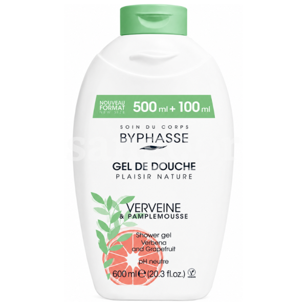BYPHASSE GEL DOUCHE 600ML VERVEINE PAMPLEMOUSSE Prix Tunisie
