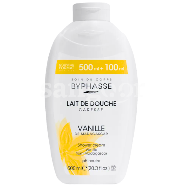 BYPHASSE LAIT DE DOUCHE 600ML VANILLE Prix Tunisie