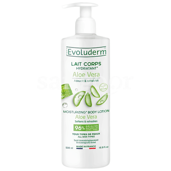 EVOLUDERM LAIT DE CORPS 500ML ALOE VERA Prix Tunisie