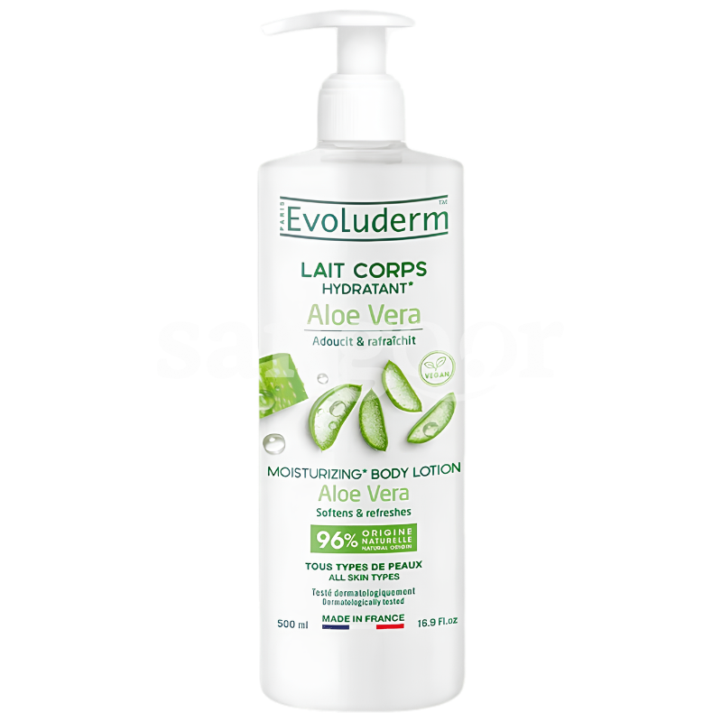 EVOLUDERM LAIT DE CORPS 500ML ALOE VERA EVOLUDERM LAIT DE CORPS 500ML ALOE VERA Prix Tunisie