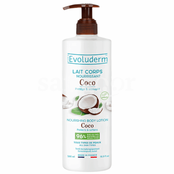 EVOLUDERM LAIT DE CORPS 500ML COCO Prix Tunisie