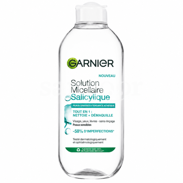 GARNIER EAU MICELLAIRE 400ML TOUT EN1 SALYCILIQUE Prix Tunisie