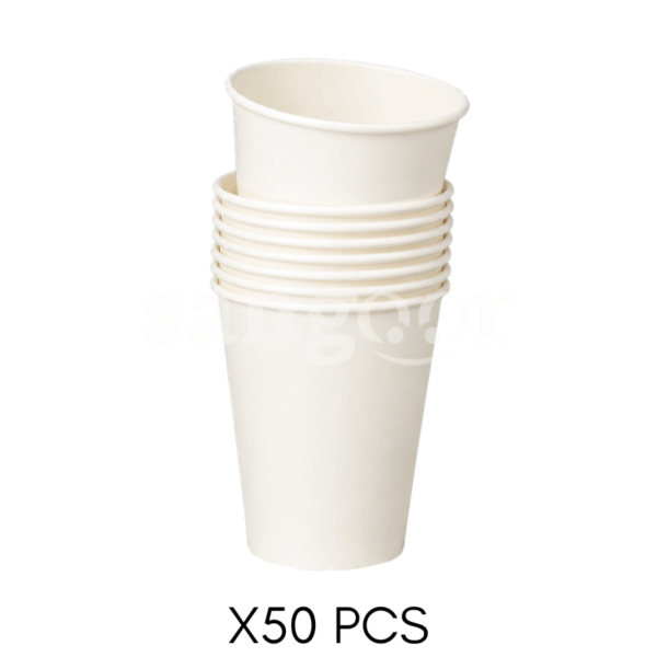 GOBLET CARTON BLANC 25CL 50PCS Prix Tunisie