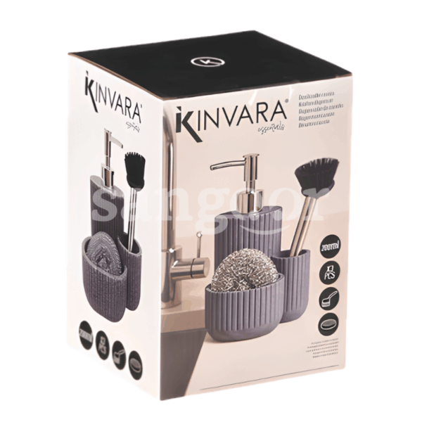 KINVARA ENSEMBLE SALLE DE BAIN 3PCS Prix Tunisie