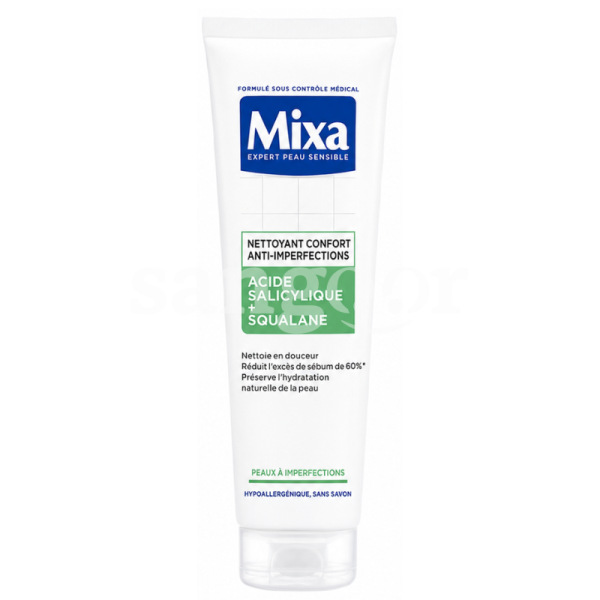 MIXA GEL NETTOYANT ANTI IMPERFECTIONS 150ML ACIDE SALICYLIQUE Prix Tunisie