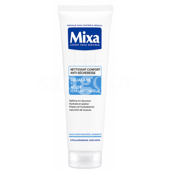 MIXA GEL NETTOYANT ANTI SECHERESSE 150ML ACIDE HYALURONIQUE Prix Tunisie