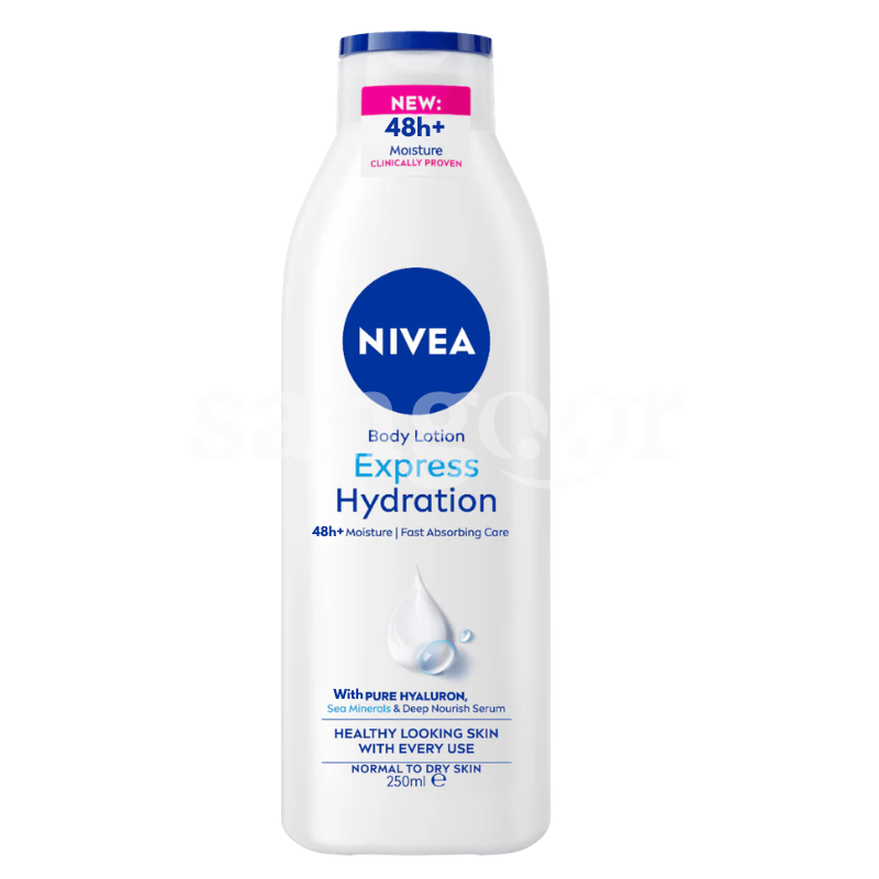 NIVEA LAIT DE CORPS 250ML EXPRESS HYDRATATION NIVEA LAIT DE CORPS 250ML EXPRESS HYDRATATION Prix Tunisie