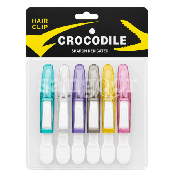 PINCE CHEVEUX 6PCS CROCODILE Prix Tunisie
