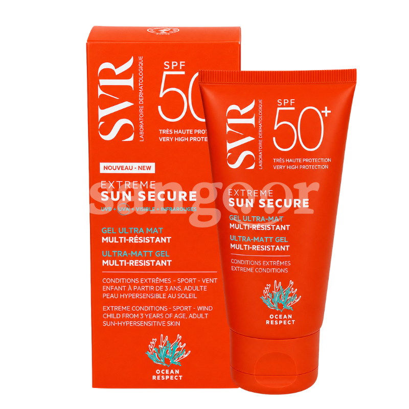 SVR SUN SECURE EXTREME GEL ULTRA MAT SPF50+ 50ML SVR SUN SECURE EXTREME GEL ULTRA MAT SPF50+ 50ML Prix Tunisie