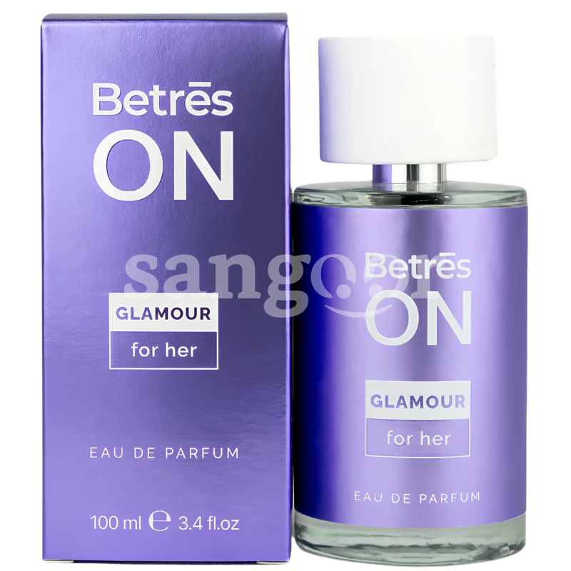 BETRES ON EAU DE PARFUM 100ML GLAMOUR BETRES ON EAU DE PARFUM 100ML GLAMOUR Prix Tunisie
