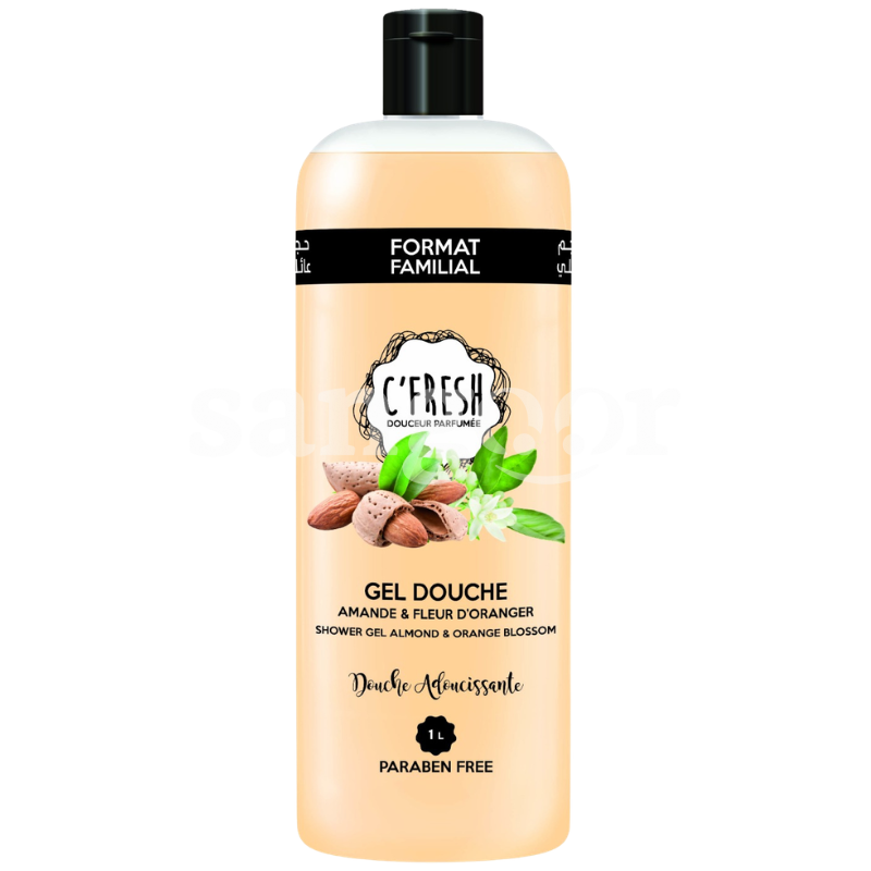C FRESH GEL DOUCHE 1L AMANDES ET FLEUR D ORANGER C FRESH GEL DOUCHE 1L AMANDES ET FLEUR D ORANGER Prix Tunisie
