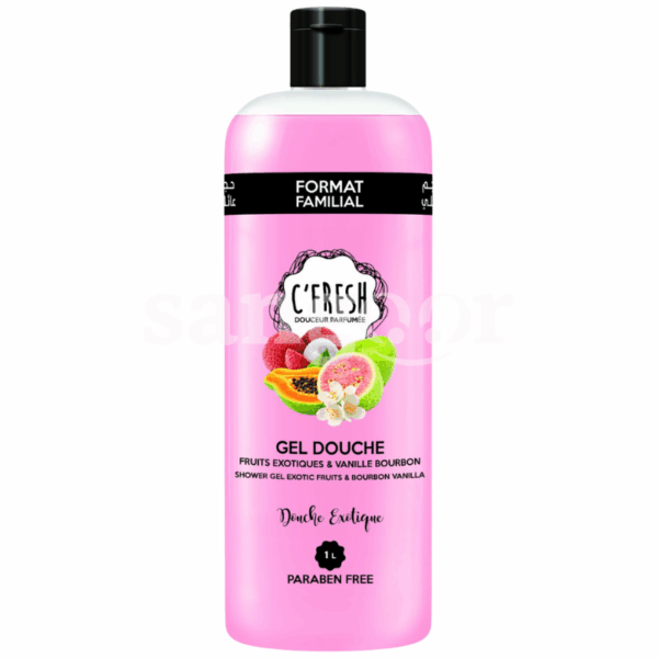 C FRESH GEL DOUCHE 1L FRUITS ET VANILLE Prix Tunisie