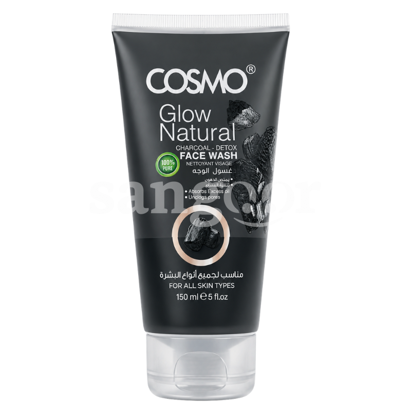 COSMO GEL NETTOYANT 150ML GLOW NATURAL CHARCOAL DETOX COSMO GEL NETTOYANT 150ML GLOW NATURAL CHARCOAL DETOX Prix Tunisie