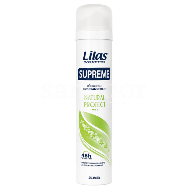 LILAS DEODORANT 200ML SUPREME NATURAL PROTECT Prix Tunisie