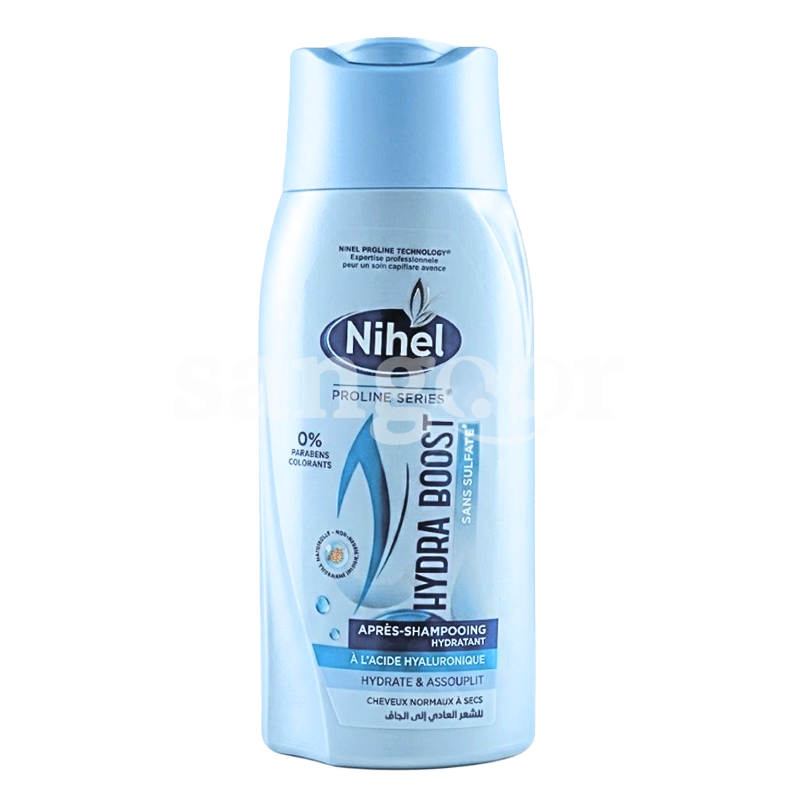 NIHEL APRES SHAMPOING 300ML SANS SULFATE HYDRA BOOST NIHEL APRES SHAMPOING 300ML SANS SULFATE HYDRA BOOST Prix Tunisie