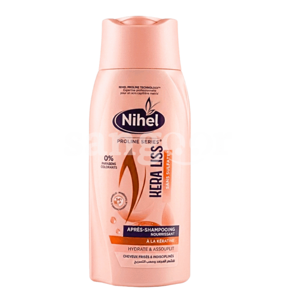 NIHEL APRES SHAMPOING 300ML SANS SULFATE KERA LISS Prix Tunisie